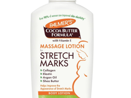 Palmer's Cocoa Butter Formula Massage Lotion For Stretch Marks, Pregnancy Skin Care, Belly Cream with Collagen, Elastin, Argan OIl and Shea Butter, 8.5 Ounces
